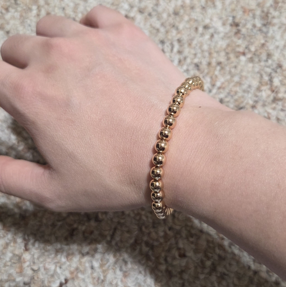 Kinsley Armelle Gold Bracelet with Crystal Accent - Picture 4 of 5